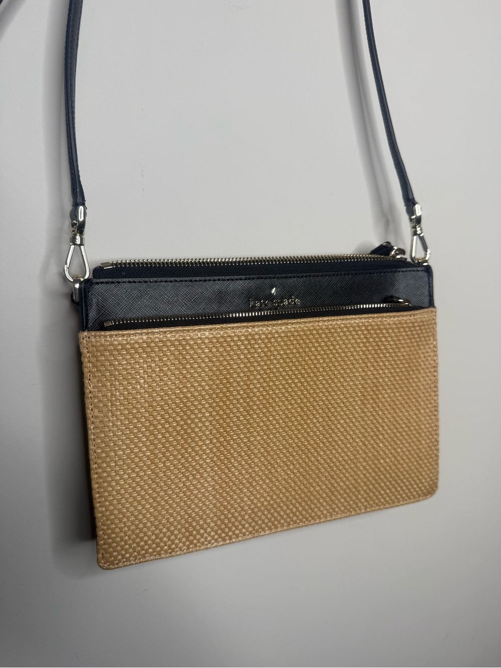 Kate Spade cameron straw crossbody bag - Picture 3 of 12